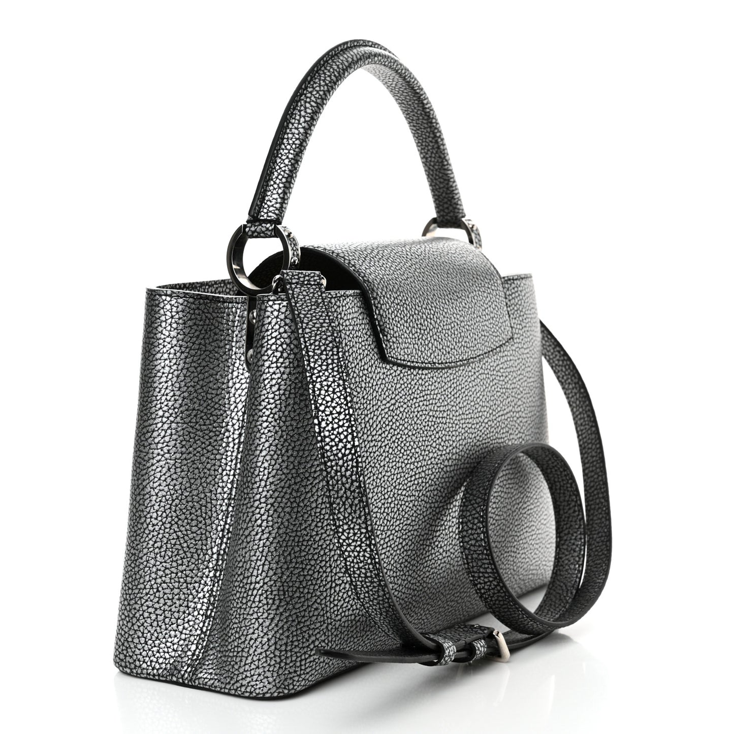 Taurillon Capucines MM Chrome