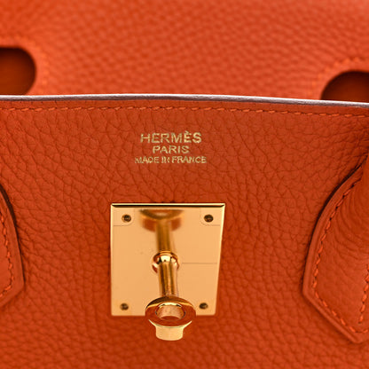 Hermes Togo Birkin 30 Orange 6 of 10