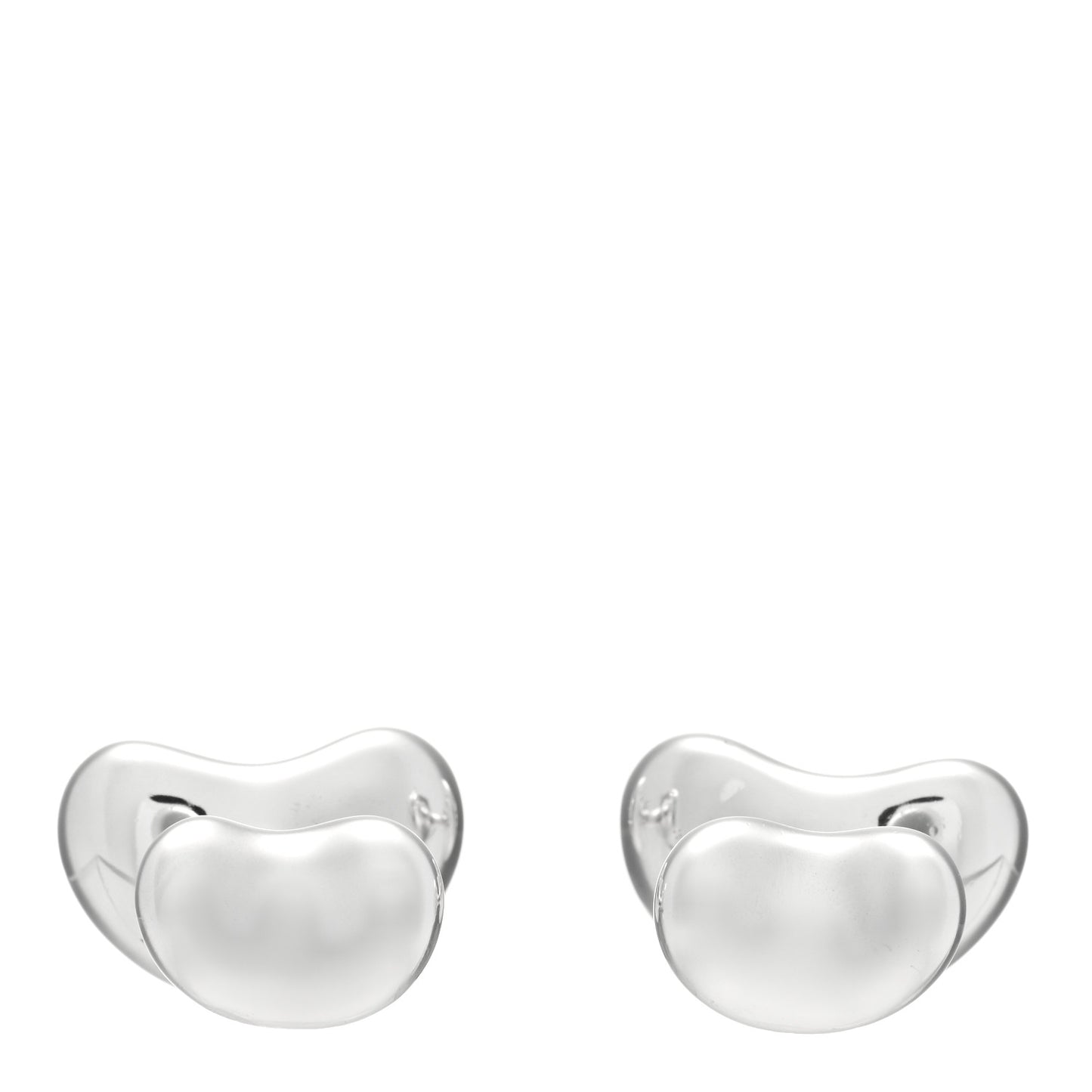 Sterling Silver 18mm Elsa Peretti Bean Cufflinks