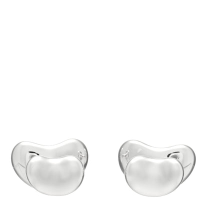 Tiffany Sterling Silver 18mm Elsa Peretti Bean Cufflinks 3 of 5