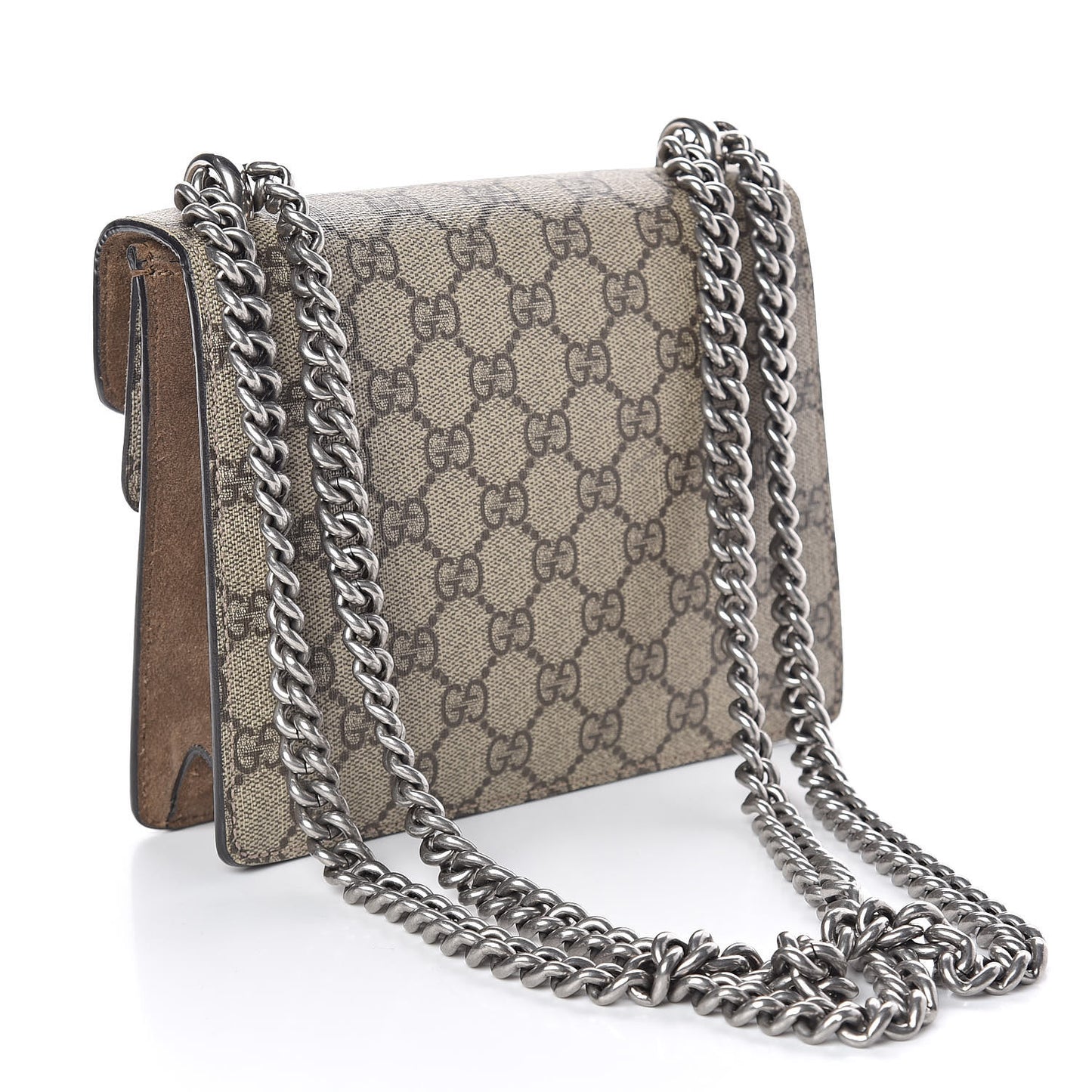 GG Supreme Monogram Mini Dionysus Shoulder Bag Taupe