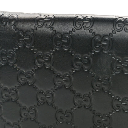 Gucci Guccissima Signature Bowy Chain Wallet Black 9 of 11