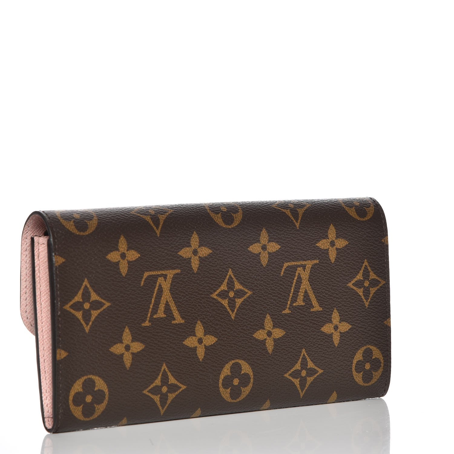 Louis Vuitton Monogram Emilie Wallet Rose Ballerine 3 of 8