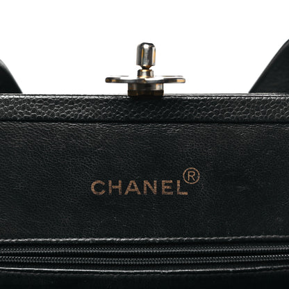 Chanel Caviar Quilted Frame Shoulder Bag Black 6 of 12