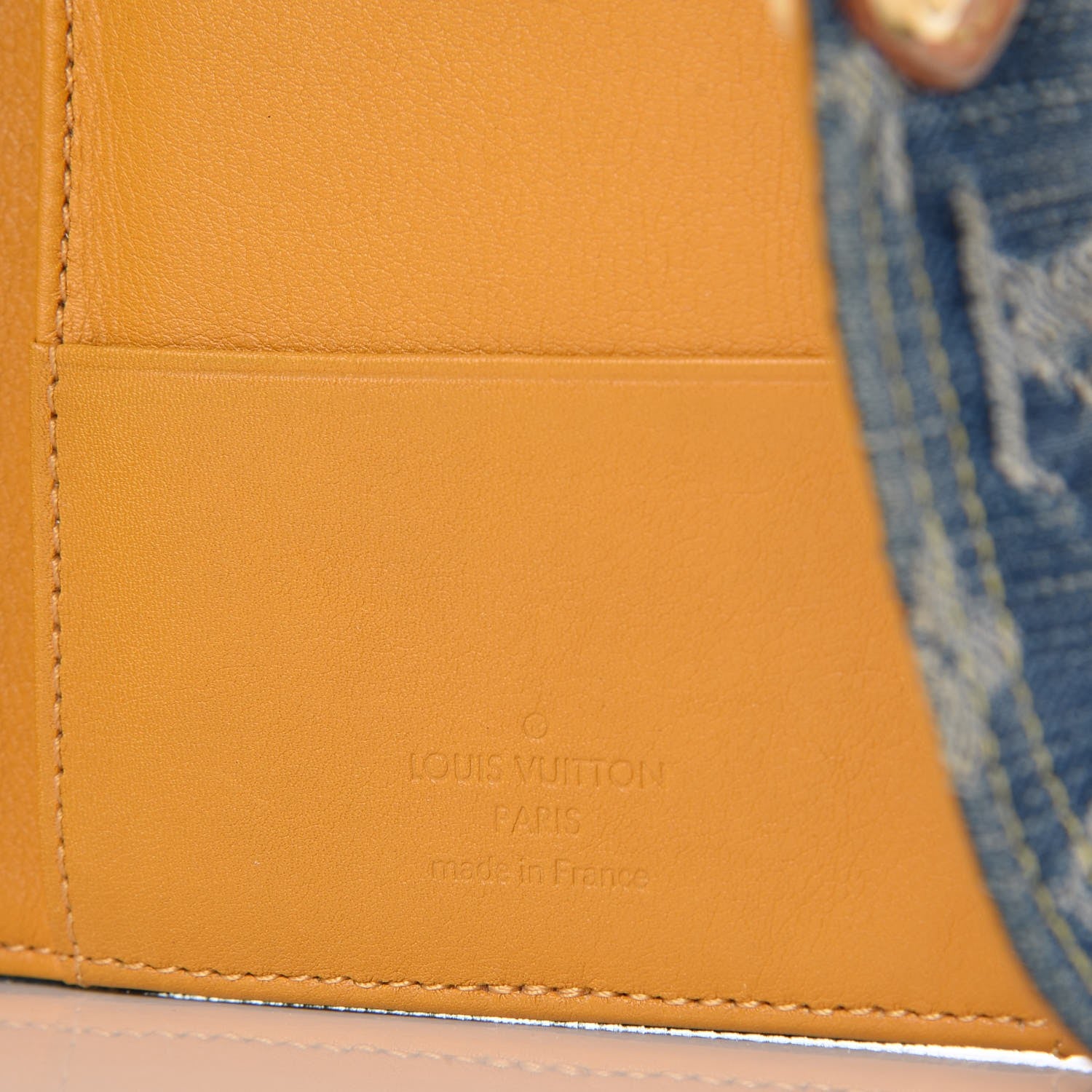 Louis Vuitton Denim Amelia Wallet Blue 6 of 10