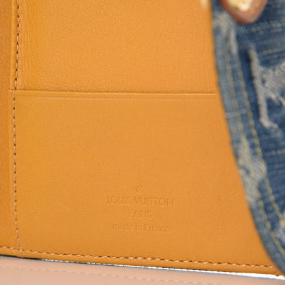 Louis Vuitton Denim Amelia Wallet Blue 6 of 10