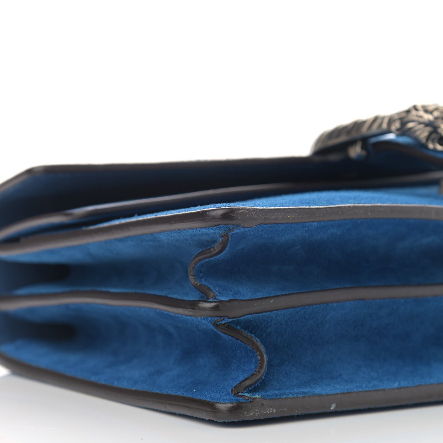 Gucci Suede Small Dionysus Shoulder Bag Blue 9 of 16