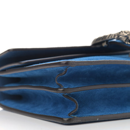 Gucci Suede Small Dionysus Shoulder Bag Blue 9 of 16
