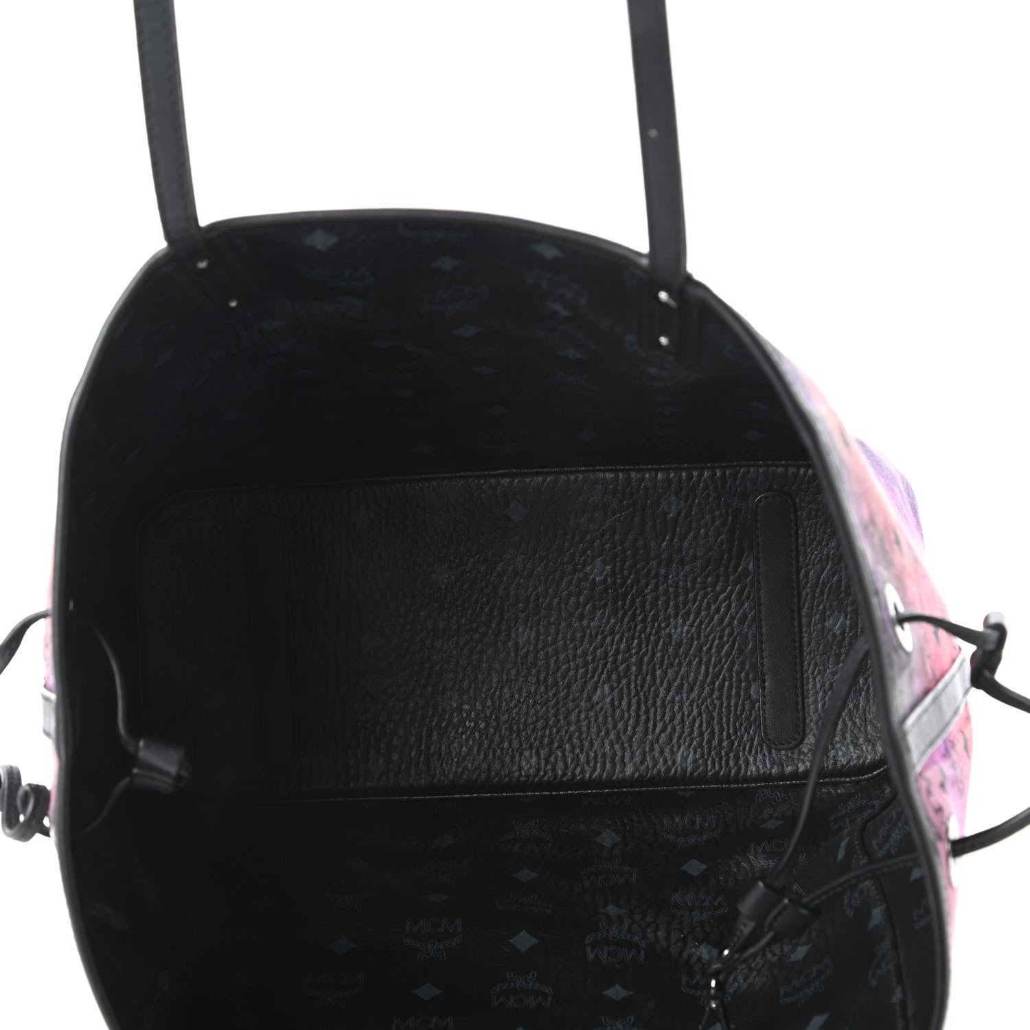 MCM Metallic Galaxy Visetos Medium Project Reversible Shopper Tote Black Multicolor 13 of 16