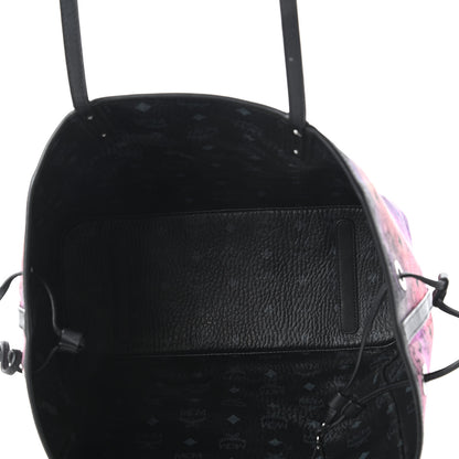 MCM Metallic Galaxy Visetos Medium Project Reversible Shopper Tote Black Multicolor 13 of 16