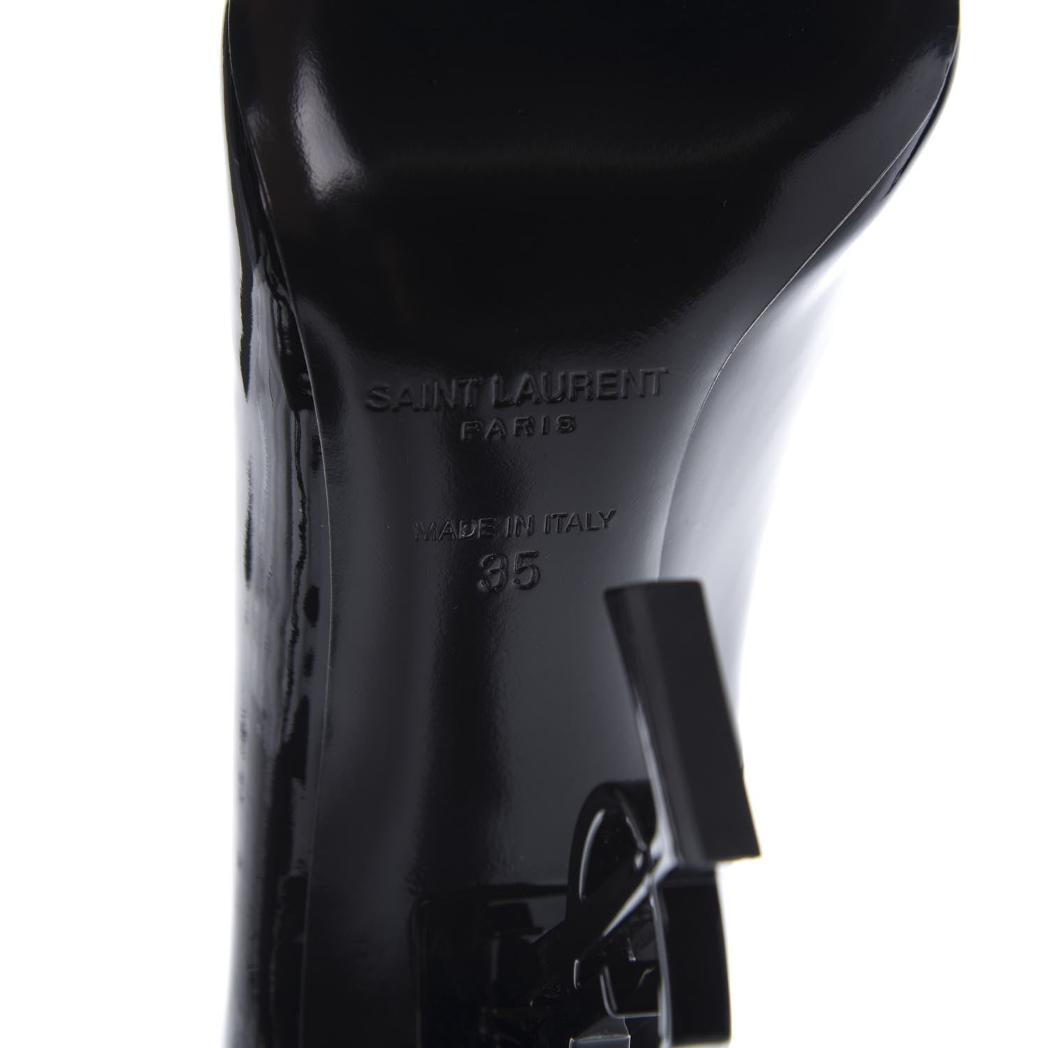 Saint Laurent Patent Opyum 110 Pumps 35 Black 8 of 10