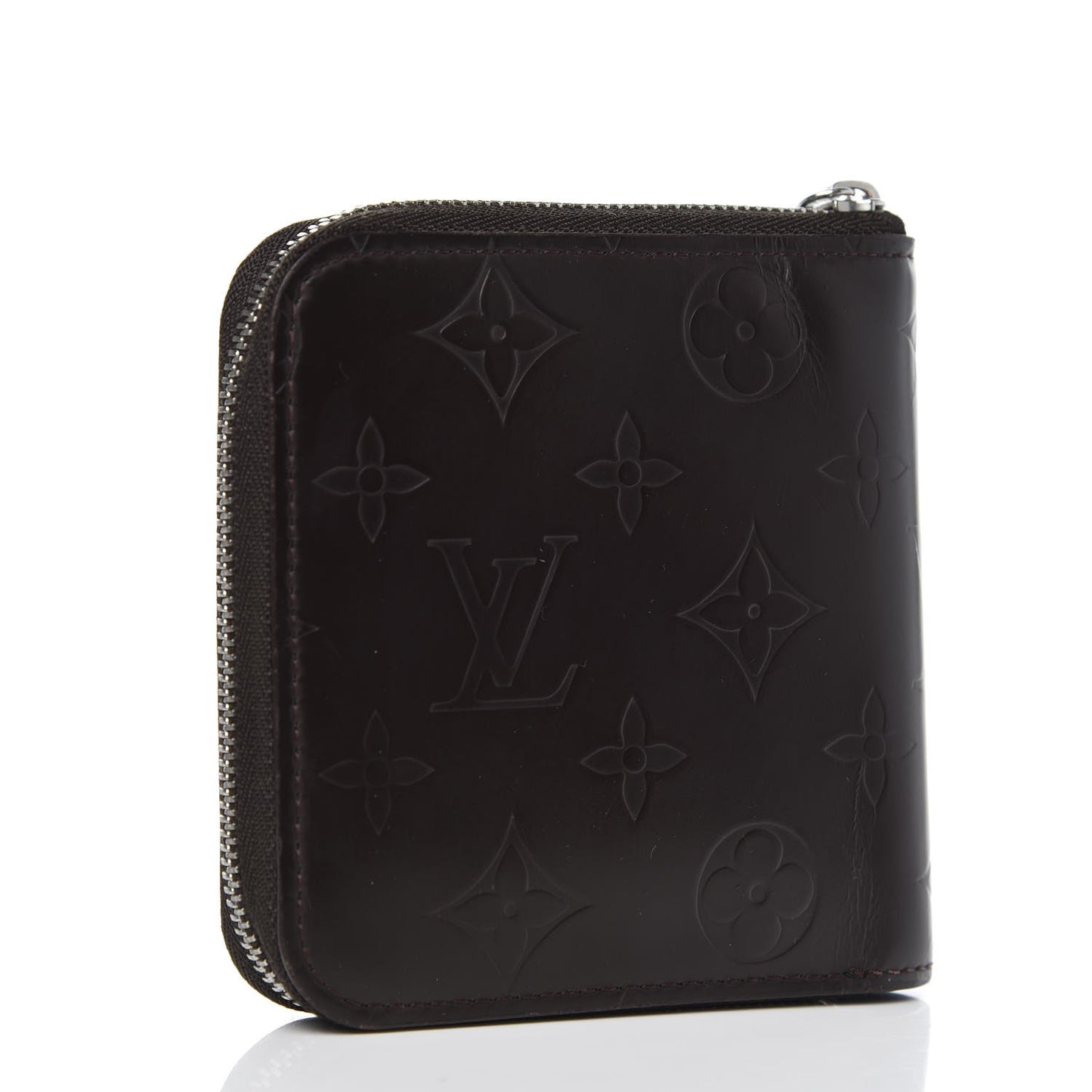 Monogram Glace Porte-Monnaie Billets Zipped Wallet Cafe