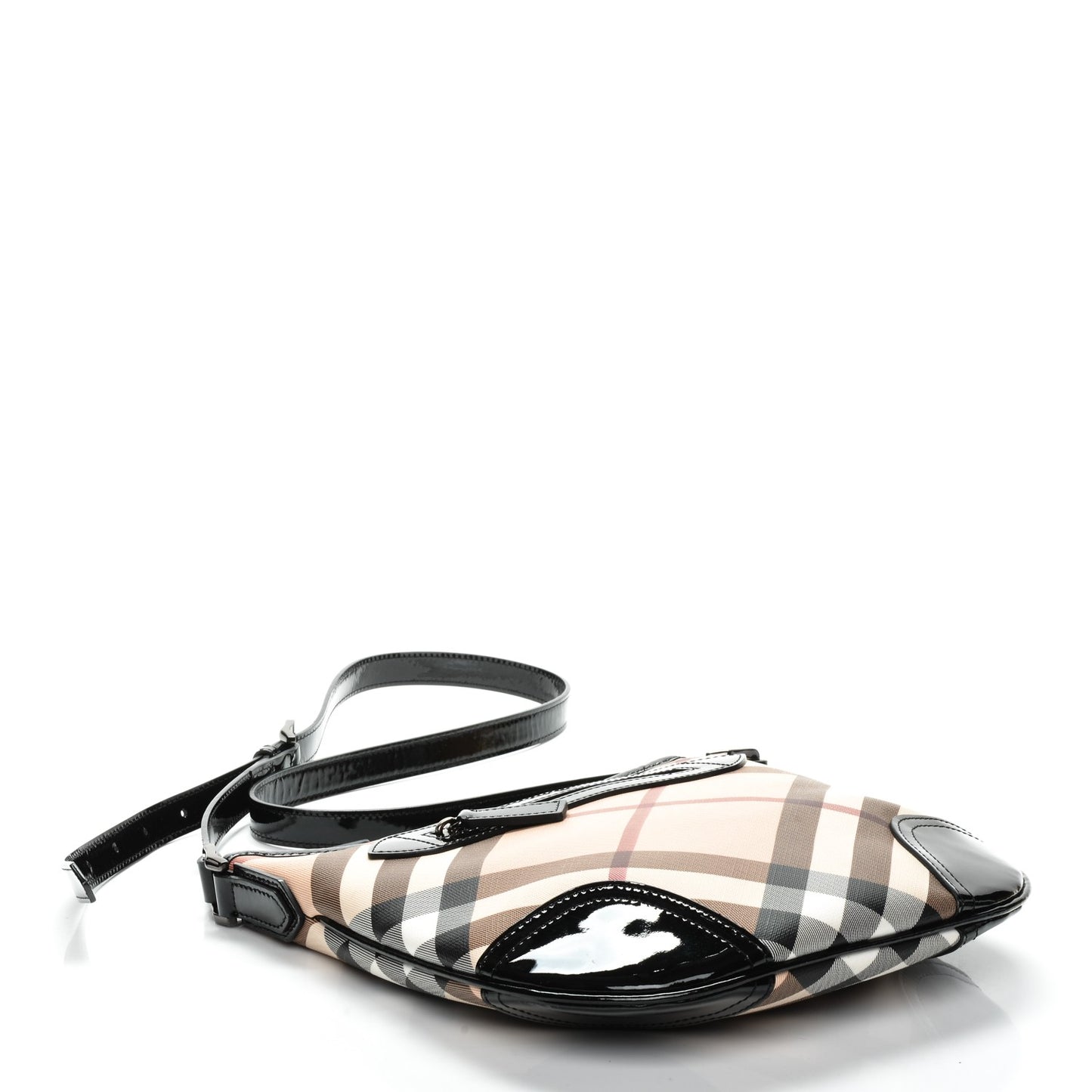 Supernova Check Small Dryden Crossbody Bag Black