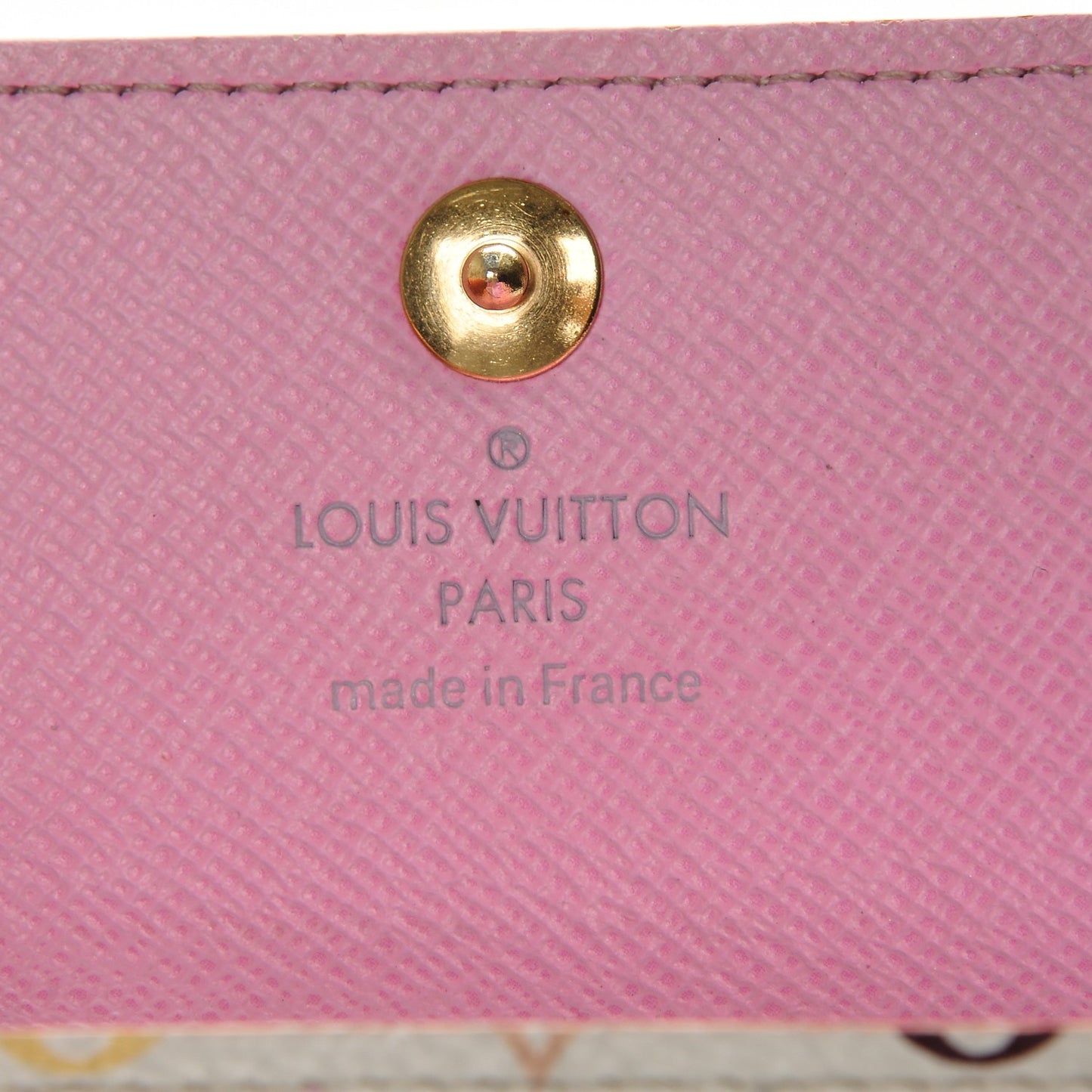 Monogram Multicolor Multicles 4 Key Holder White Litchi