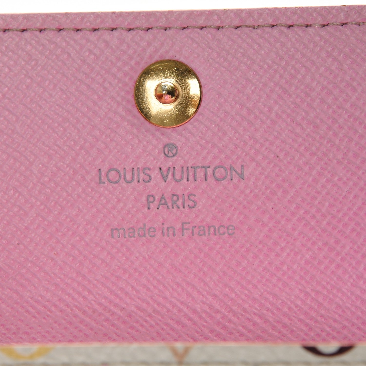 Louis Vuitton Monogram Multicolor Multicles 4 Key Holder White Litchi 6 of 8