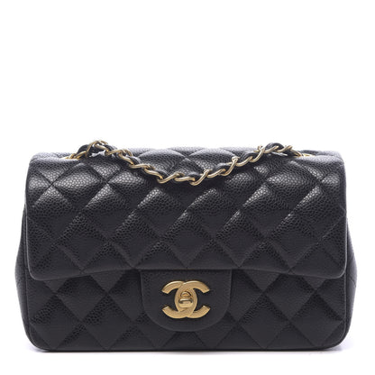 Chanel Caviar Quilted Mini Rectangular Flap Black 1 of 11