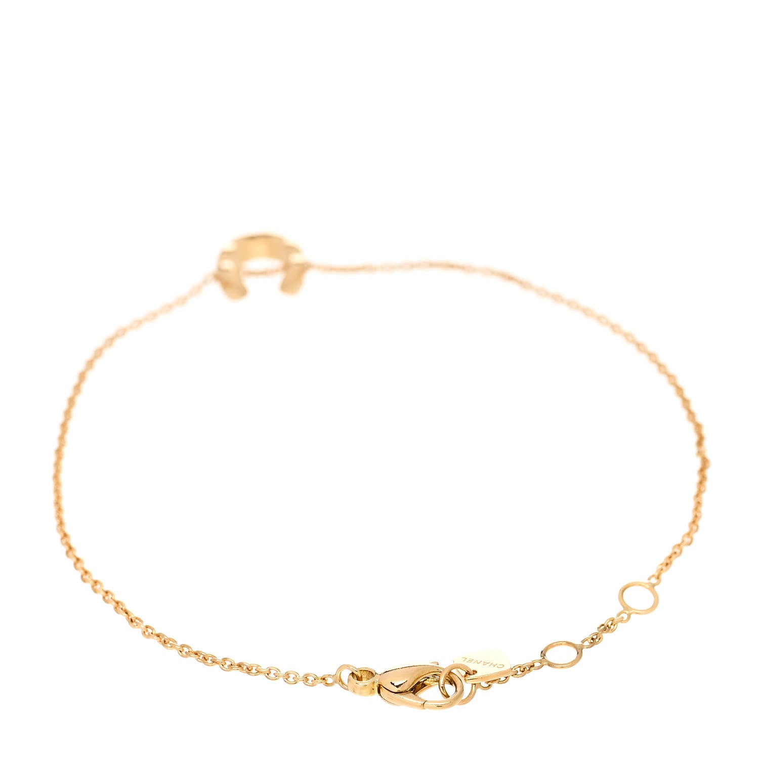 Chanel 18K Yellow Gold Coco Bracelet 2 of 5