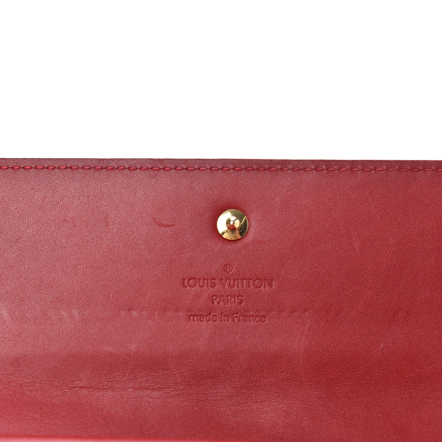 Louis Vuitton Vernis Porte Tresor International Wallet Pomme D'Amour 6 of 7