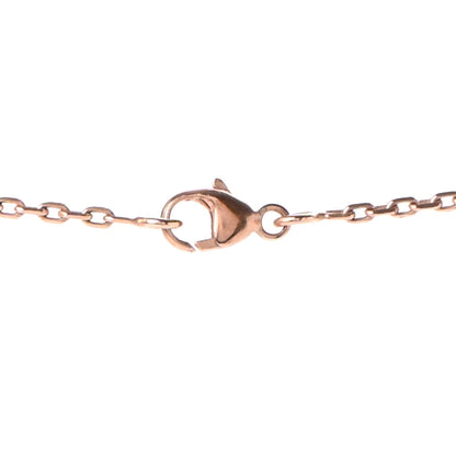 Hermes Lacquered Rose Gold Pop H Pendant Necklace White 5 of 6