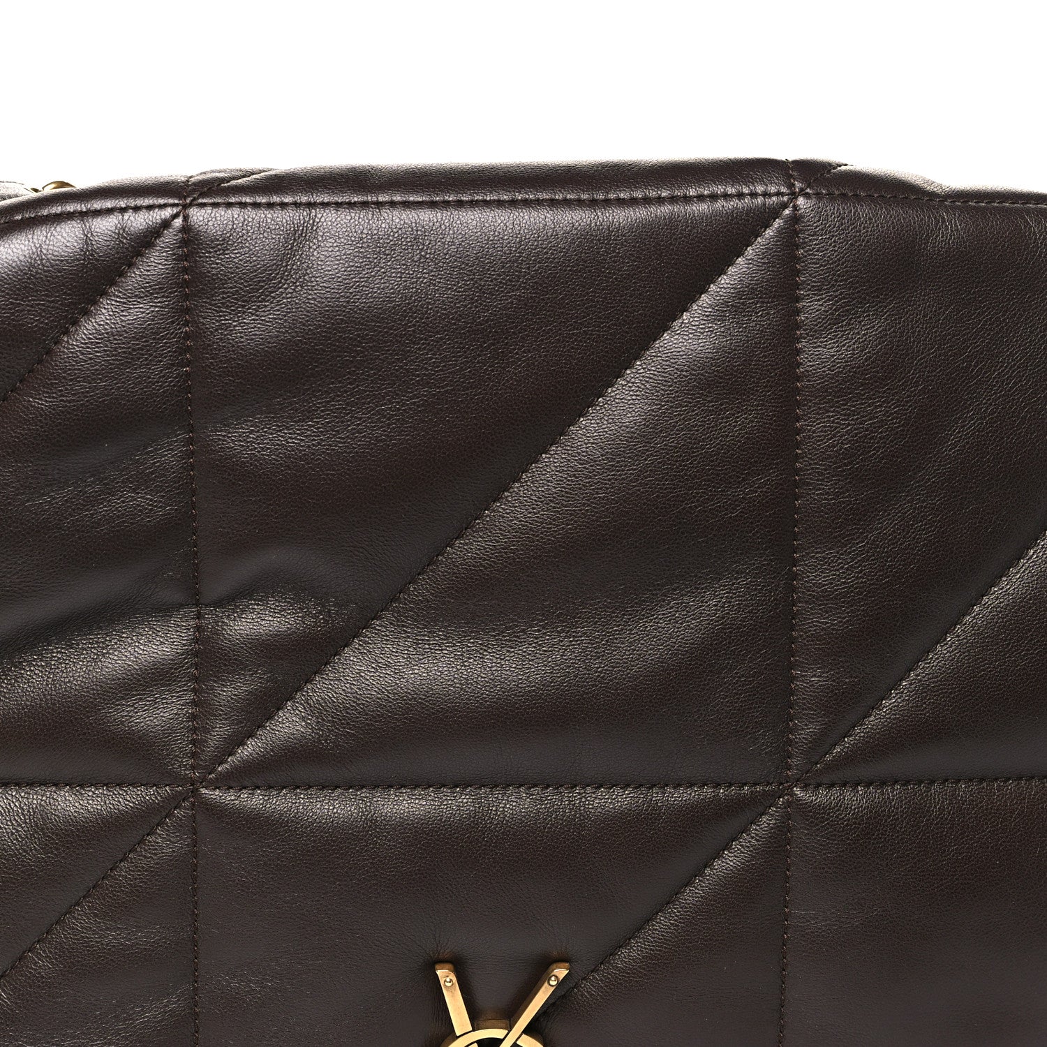 Saint Laurent Lambskin Matelasse Monogram Large Jamie 4.3 Dark Sweet Chocolate 8 of 10