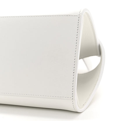 Salvatore Ferragamo Natural Grain Calfskin Mini Hug Bag Optic White 9 of 13