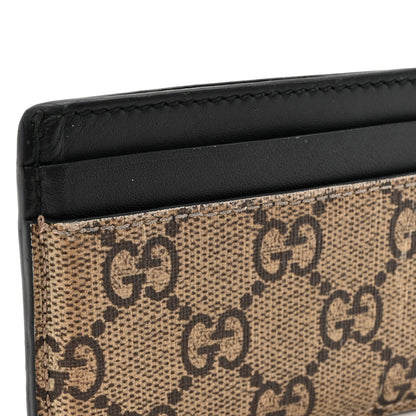 Gucci GG Supreme Monogram Kingsnake Card Holder Beige Black 11 of 12