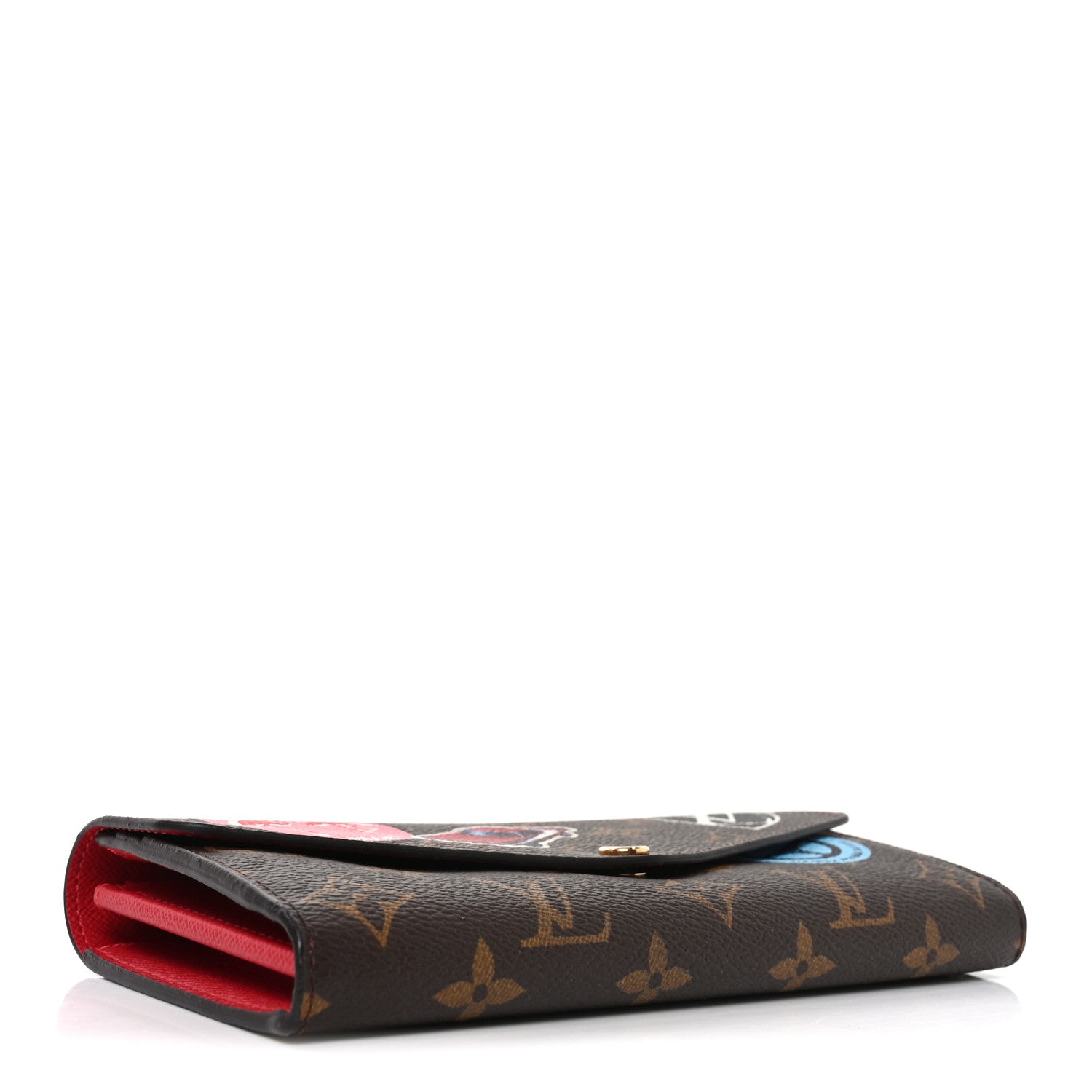 Louis Vuitton Monogram World Tour Sarah Wallet 4 of 6