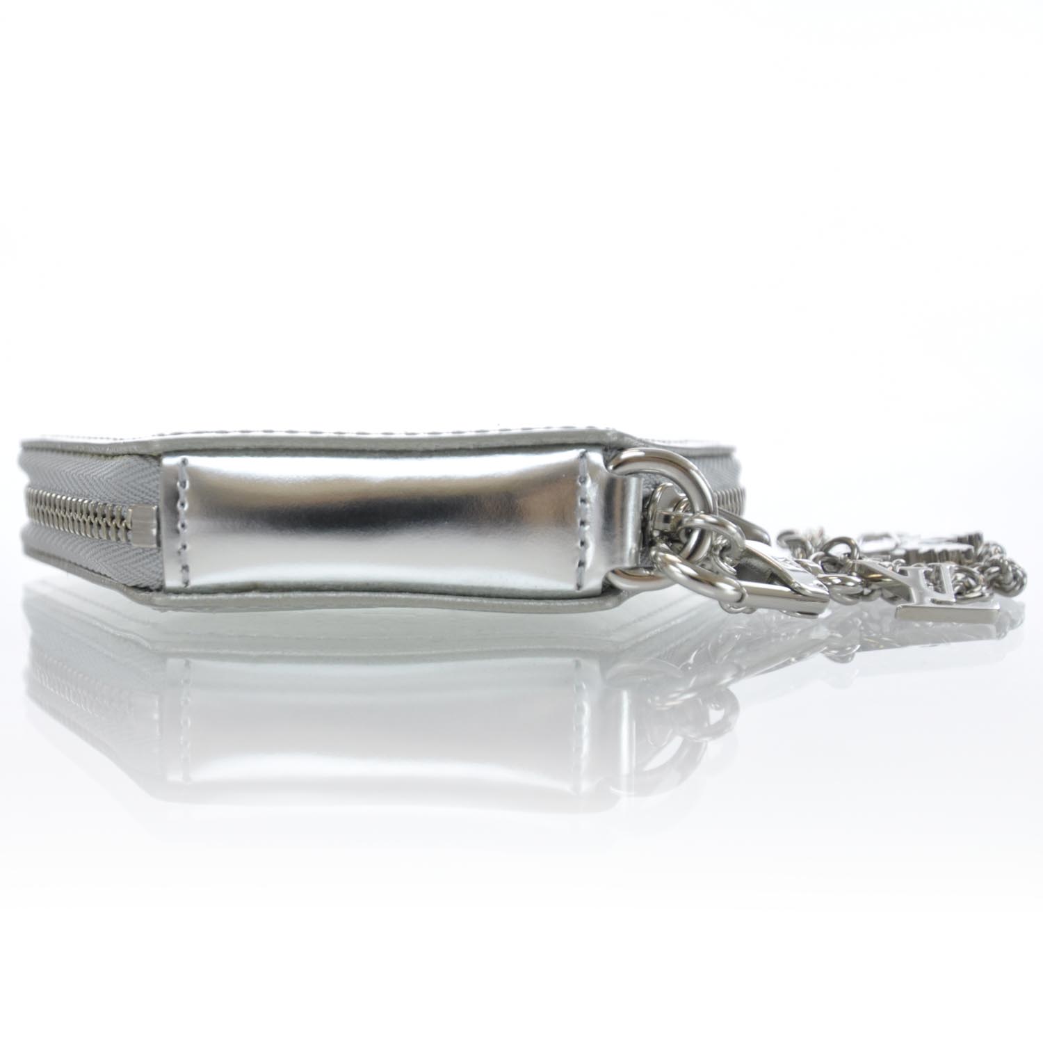 Louis Vuitton Porte-Monnaie Flocon Coin Purse Argent 6 of 9