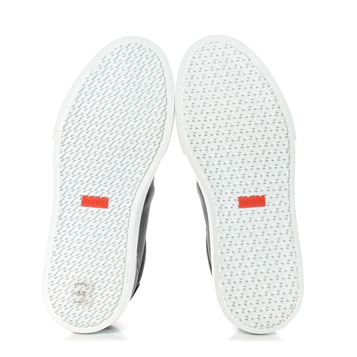 Hermes Calfskin Day Sneakers 40 Black 5 of 9