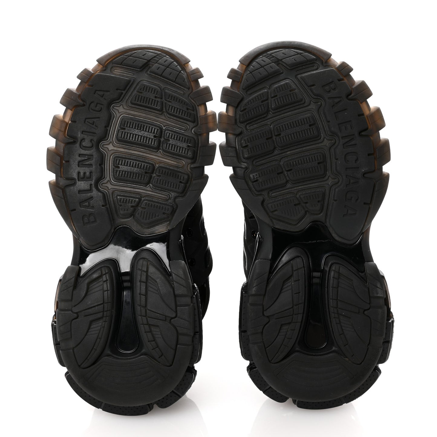 Rubber Mesh Fabric Womens Track Sneakers 36 Black