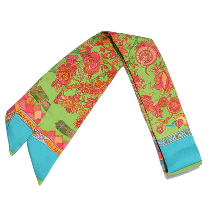 Hermes Silk Fantaisies Indiennes Twilly 1 of 2