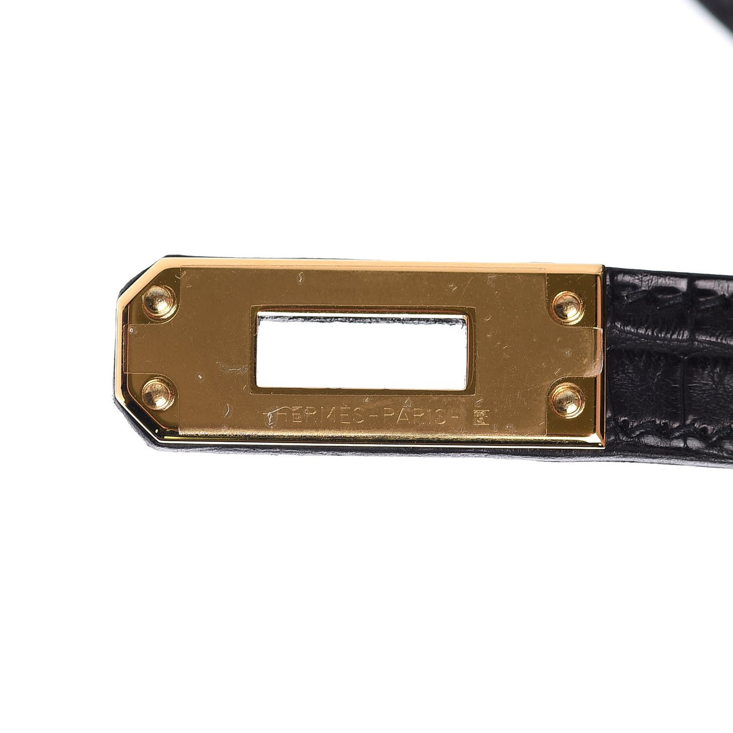 Matte Alligator Mini Kelly Sellier 20 Black