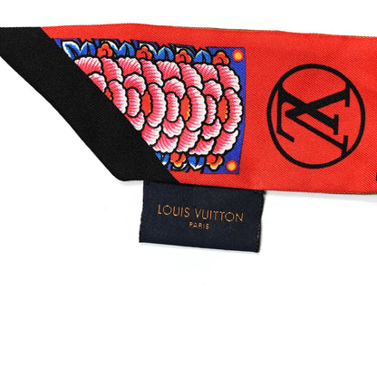 Louis Vuitton Silk Monogram Kabuki Stickers BB Bandeau Rouge 3 of 3