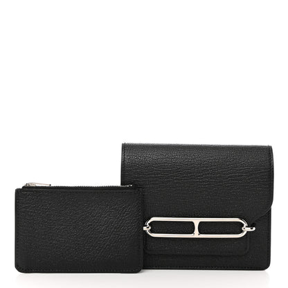 Hermes Chevre Mysore Roulis Slim Wallet Black 3 of 9