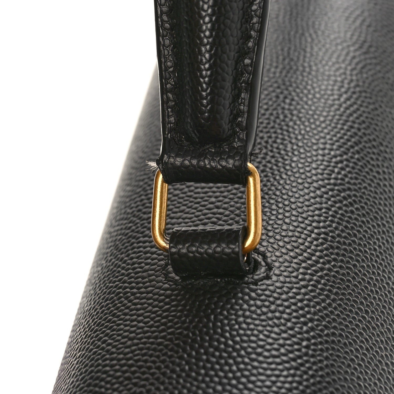 Saint Laurent Grain de Poudre Medium Classic Monogram Cassandra Top Handle Black Rouge Legion 12 of 13