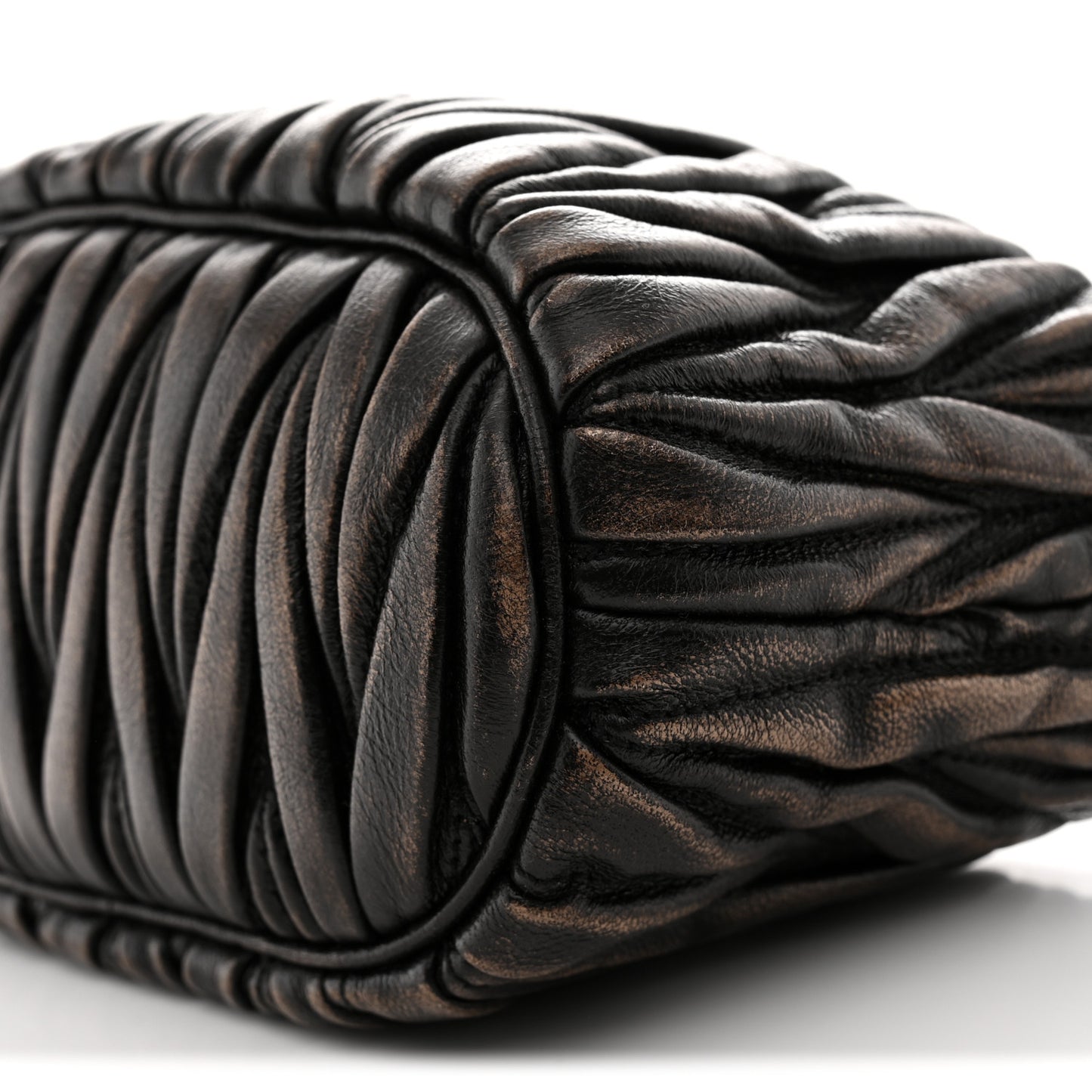 Nappa Matelasse Pouch Sand Coffee