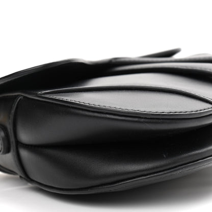 Christian Dior Calfskin Mini Saddle Bag Black 9 of 12