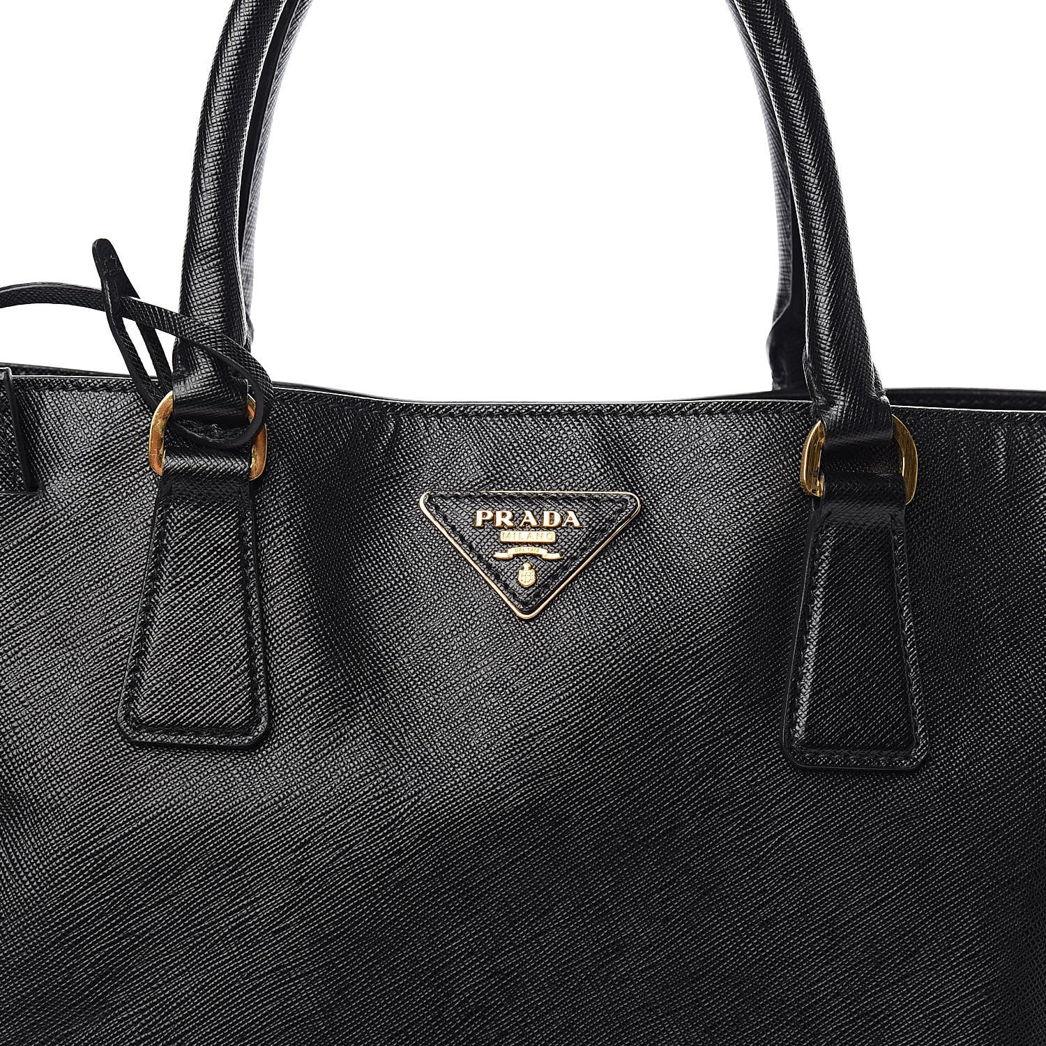Prada Saffiano Lux Large Tote Black 10 of 10