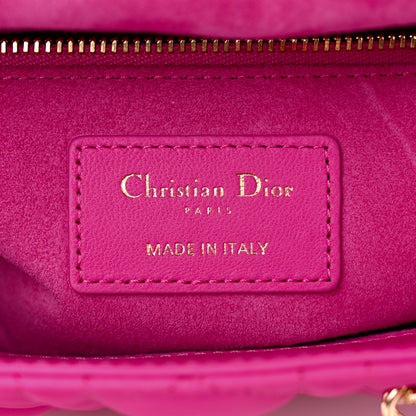 Christian Dior Lambskin Cannage Small My ABCDior Lady Dior Rani Pink 6 of 11