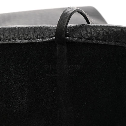 The Row Grained Calfskin Small N/S Hook Tote Black 6 of 9