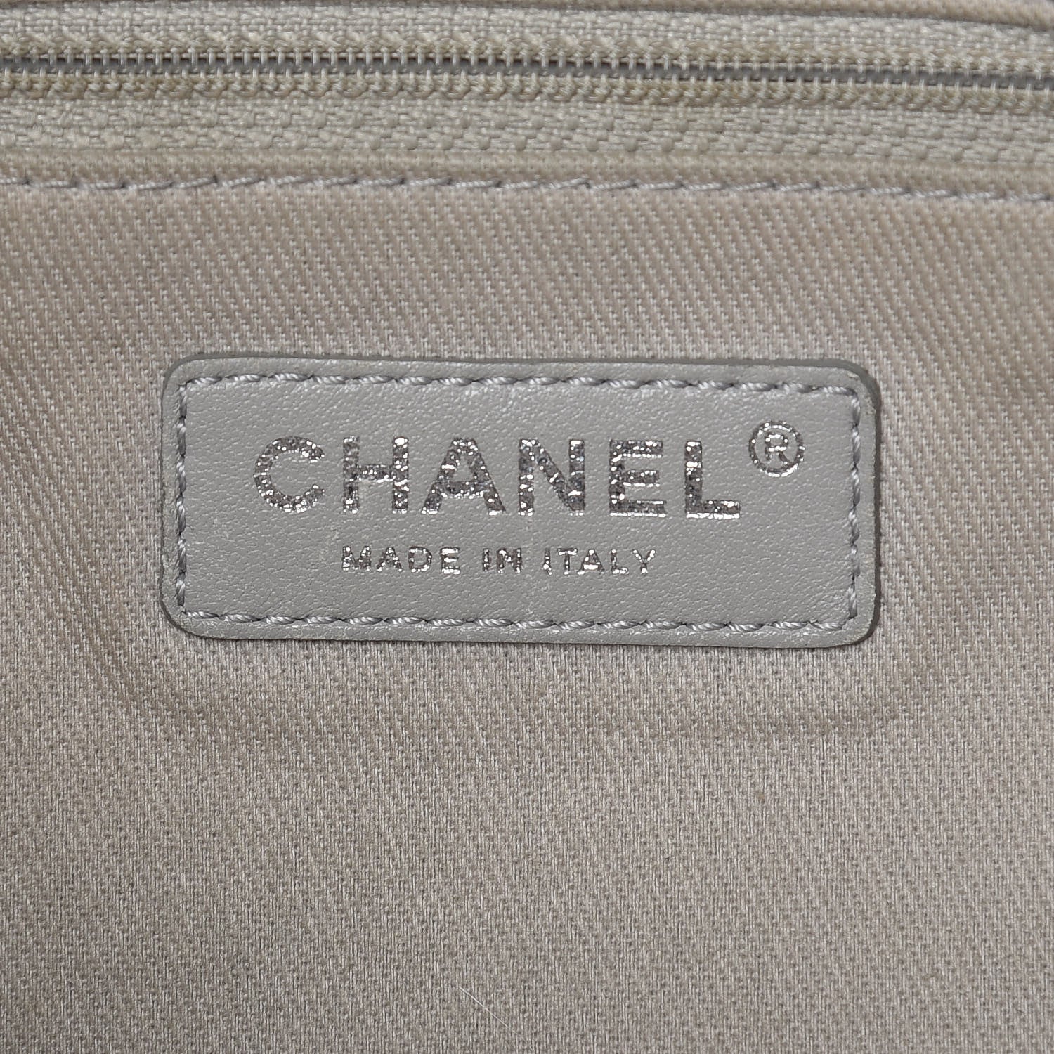 Chanel Glazed Calfskin Large Deauville Tote Black 7 of 15