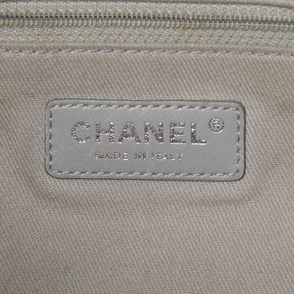 Chanel Glazed Calfskin Large Deauville Tote Black 7 of 15