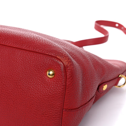 Prada Vitello Daino Tote Rosso 11 of 41