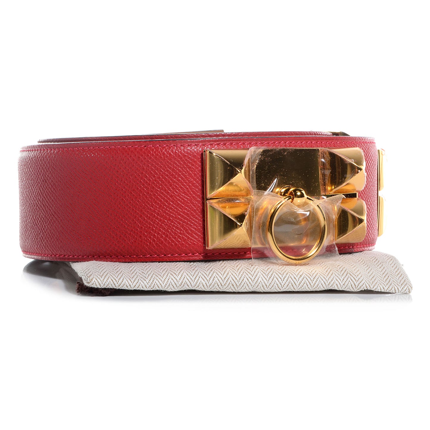 Epsom Collier De Chien CDC Belt 70 Rouge Casaque