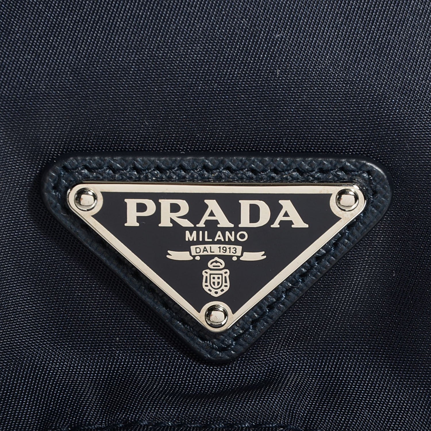 Prada Tessuto Nylon Vela Medium Backpack Blue 10 of 10