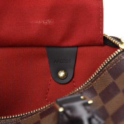 Louis Vuitton Damier Ebene Speedy Bandouliere 25 8 of 10