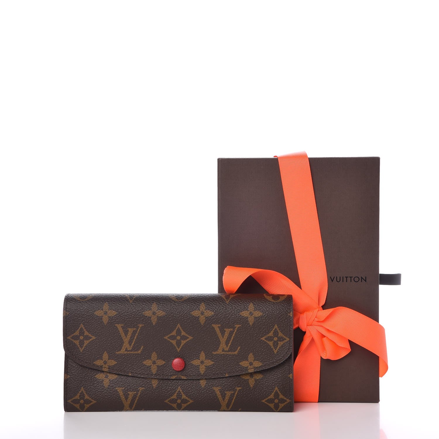 Louis Vuitton Monogram Emilie Wallet Red 8 of 8