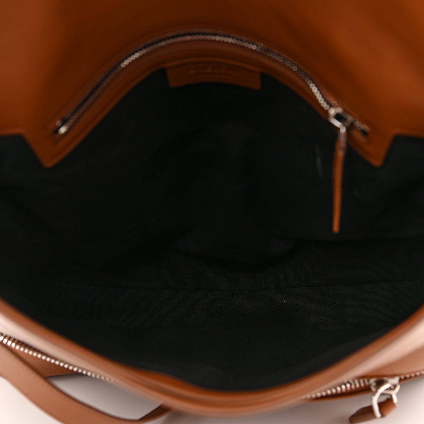 Grained Calfskin Medium Pandora Pure Flap Bag Tan