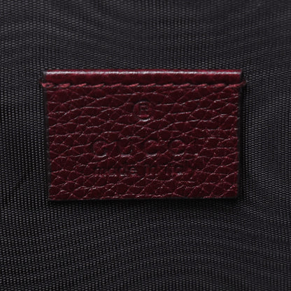 Gucci Grainy Calfskin Zumi Zip Pouch Vintage Bordeaux 6 of 15
