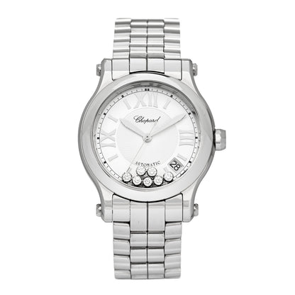 Chopard Stainless Steel 7 Diamond 36mm Happy Sport Automcatic Watch 1 of 4